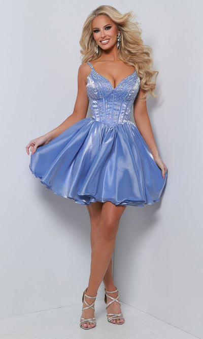 Johnathan Kayne 3129 - Spaghetti Straps A-line Party Dress Homecoming Dresses