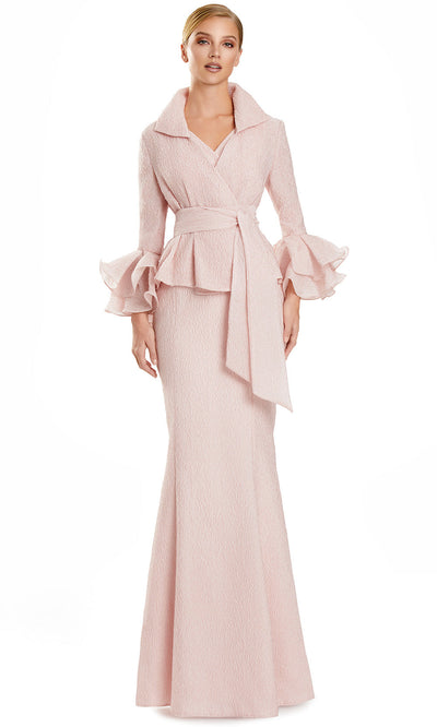 Alexander by Daymor 3131F25 - Mermaid Three-Quarter Sleeve Jacket Gown Mother of the Bride Dresses