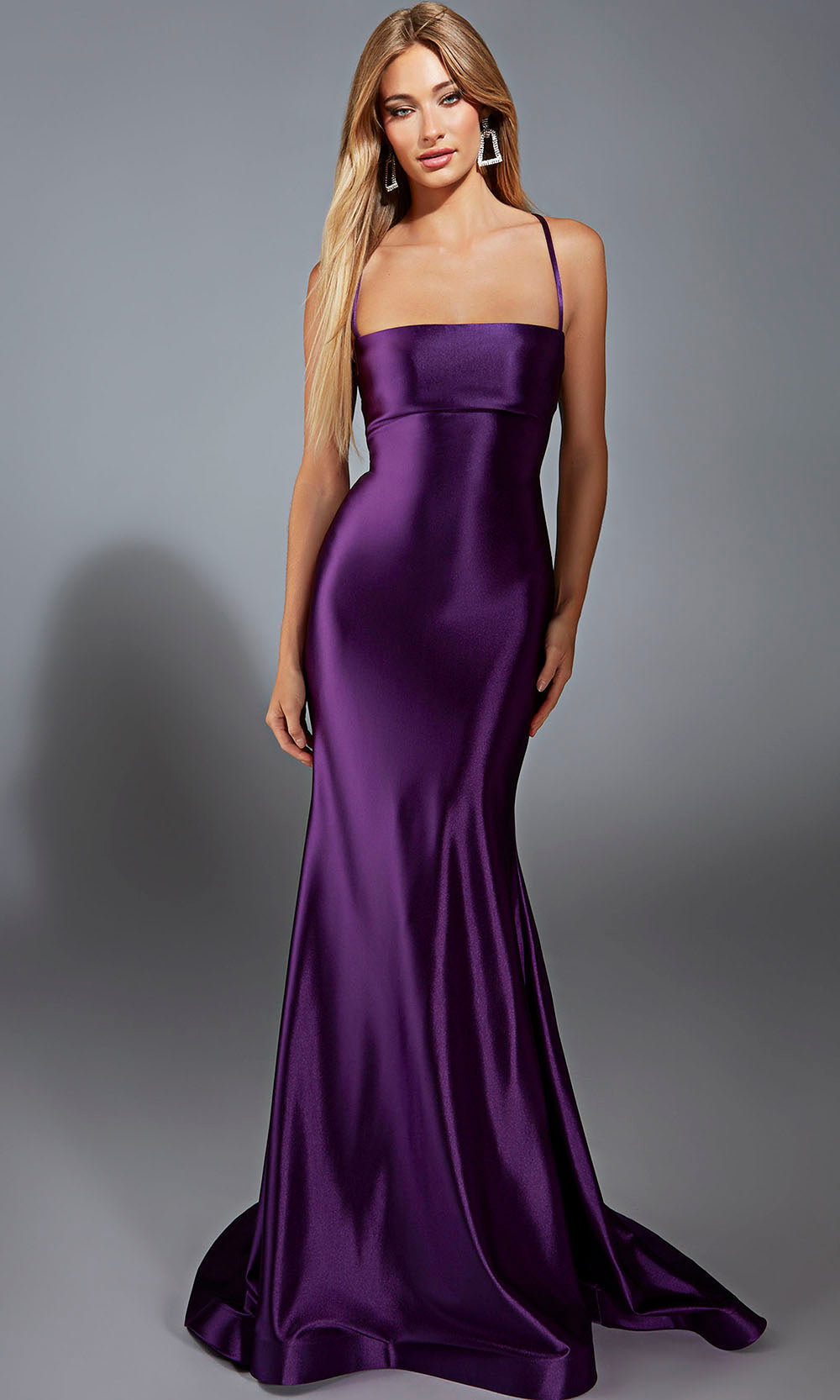 Aerie Couture 313 - Straight Neck Fitted Mermaid Dress Prom Dresses
