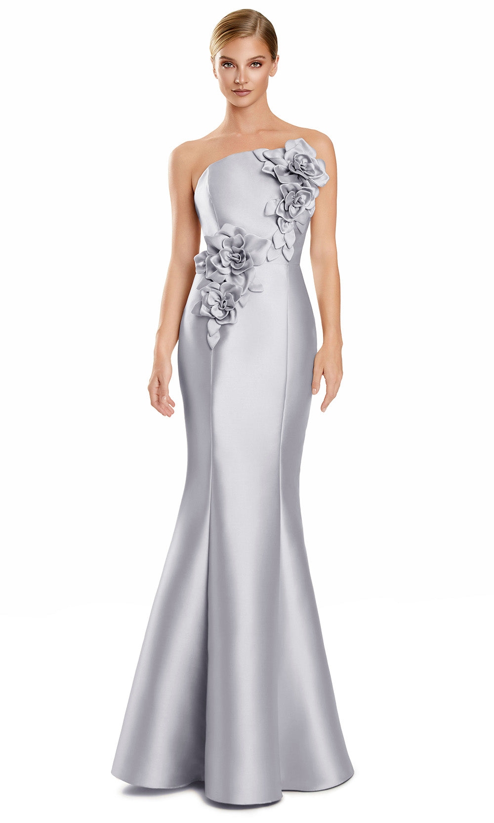 Alexander by Daymor 3152F25 - Straight Neckline Mermaid Long Gown Formal Gowns
