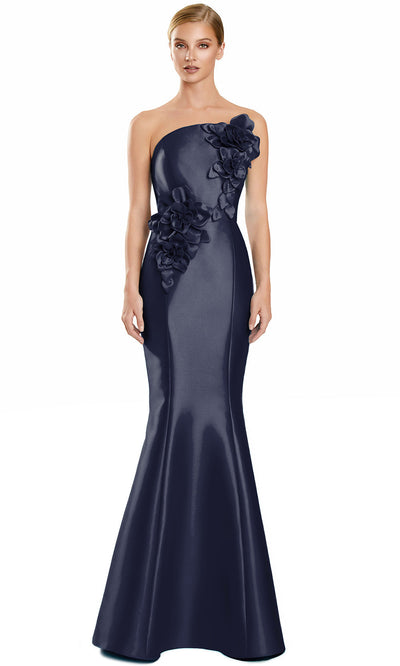 Alexander by Daymor 3152F25 - Floral Embellished Mermaid Evening Gown