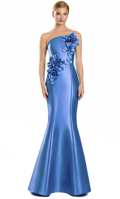 Alexander by Daymor 3152F25 - Straight Neckline Mermaid Long Gown Formal Gowns