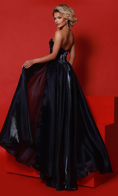 Johnathan Kayne 3159 - Sweetheart Neckline Organza Overskirt Gown Prom Dresses