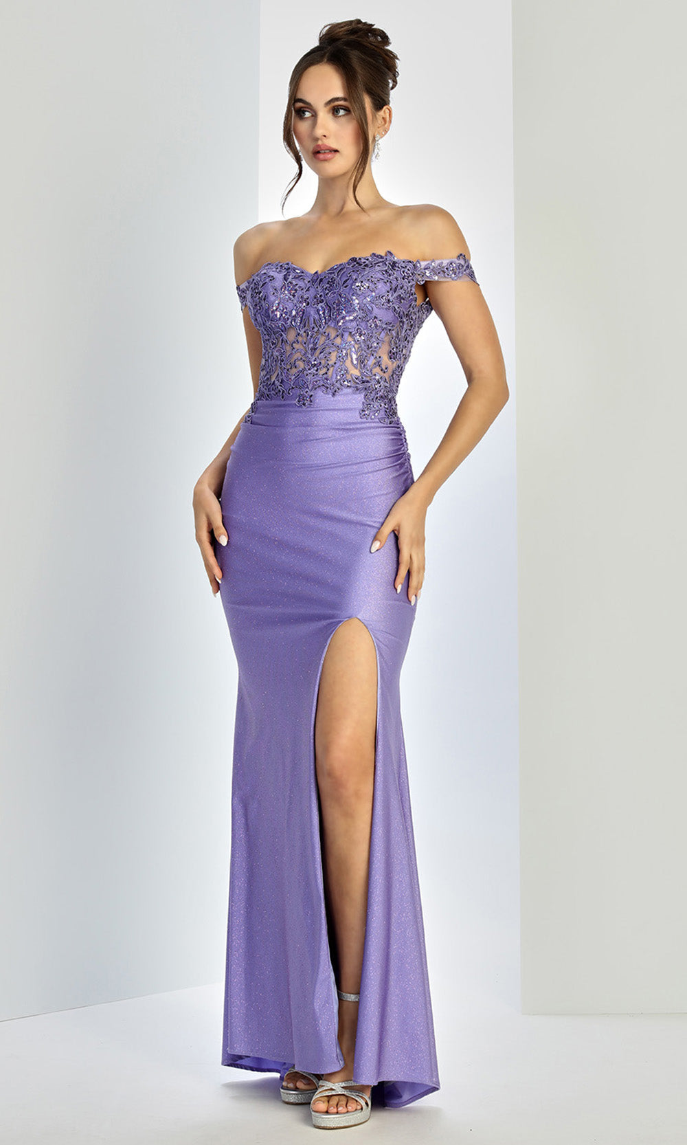 Adora Design 3189 - Sweetheart Applique Sheath Dress Prom Dresses in Purple  