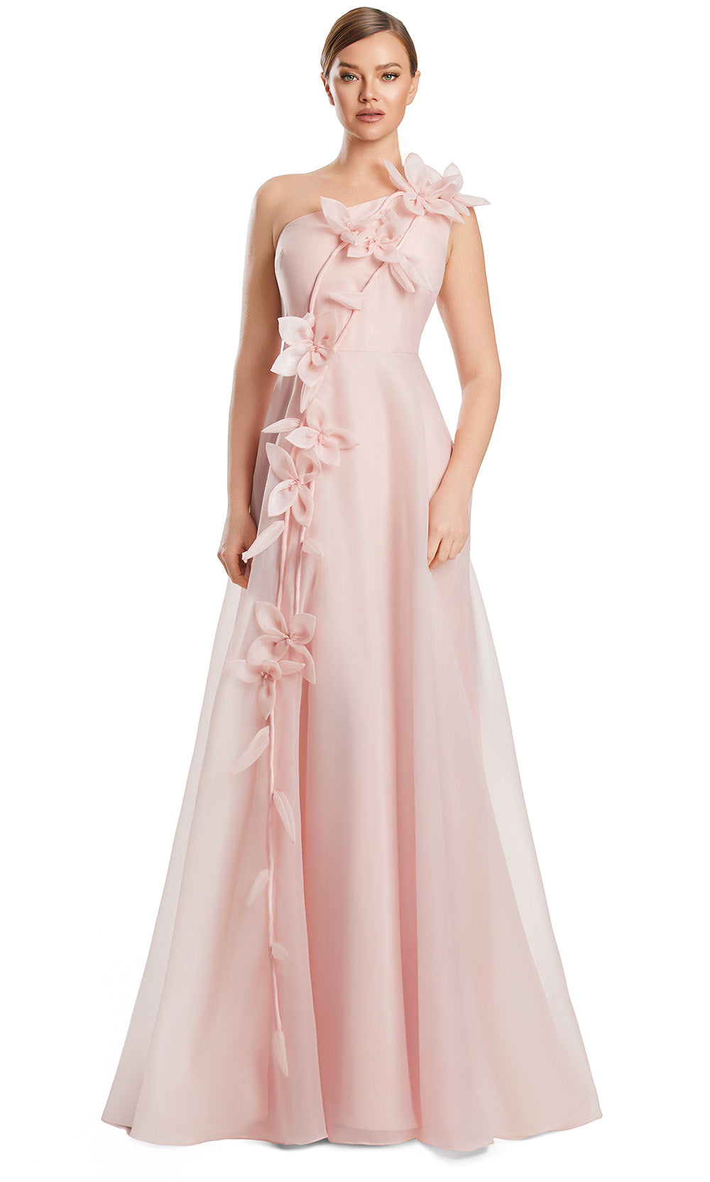 Alexander by Daymor 3209S26 - Floral Detail Evening Dress Mother of the Bride Dresses in Blush