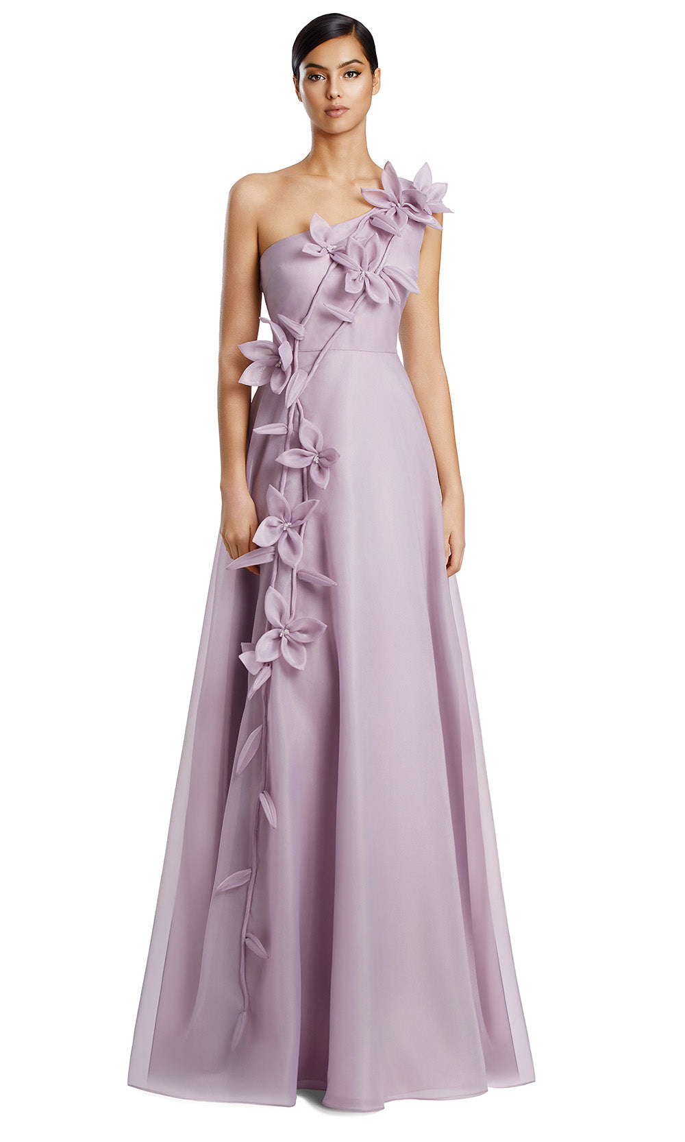 Alexander by Daymor 3209S26 - Floral Detail Evening Dress Mother of the Bride Dresses in Lilac