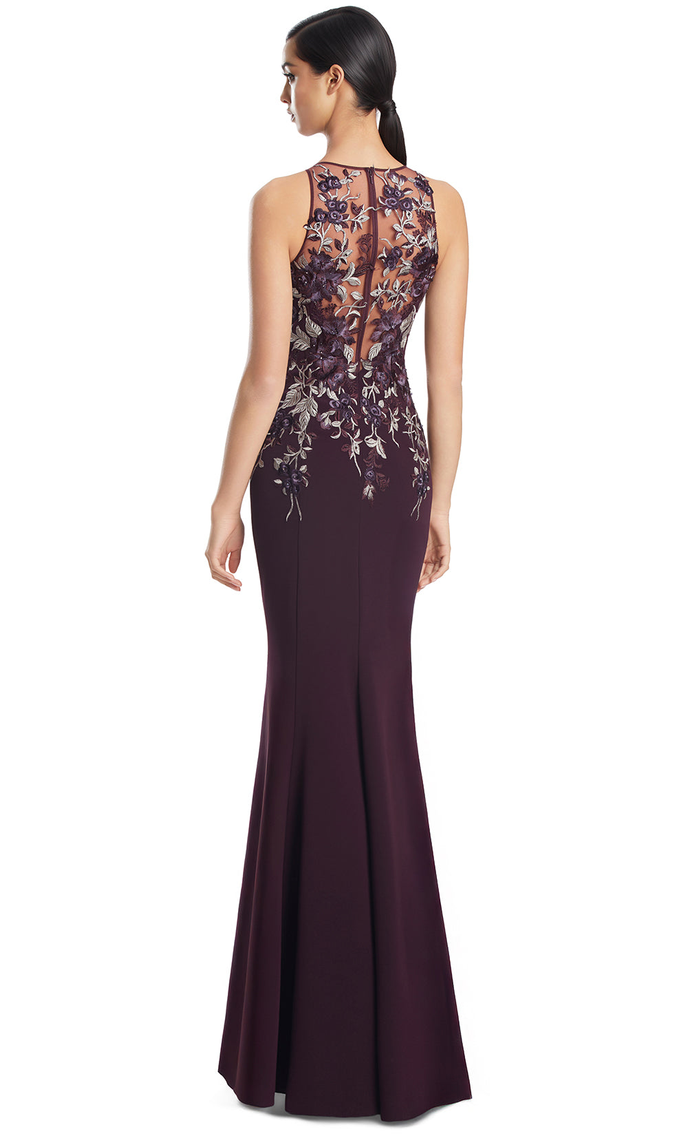 Alexander by Daymor 3211S26 - Sleeveless Evening Dress Formal Gowns in Aubergine