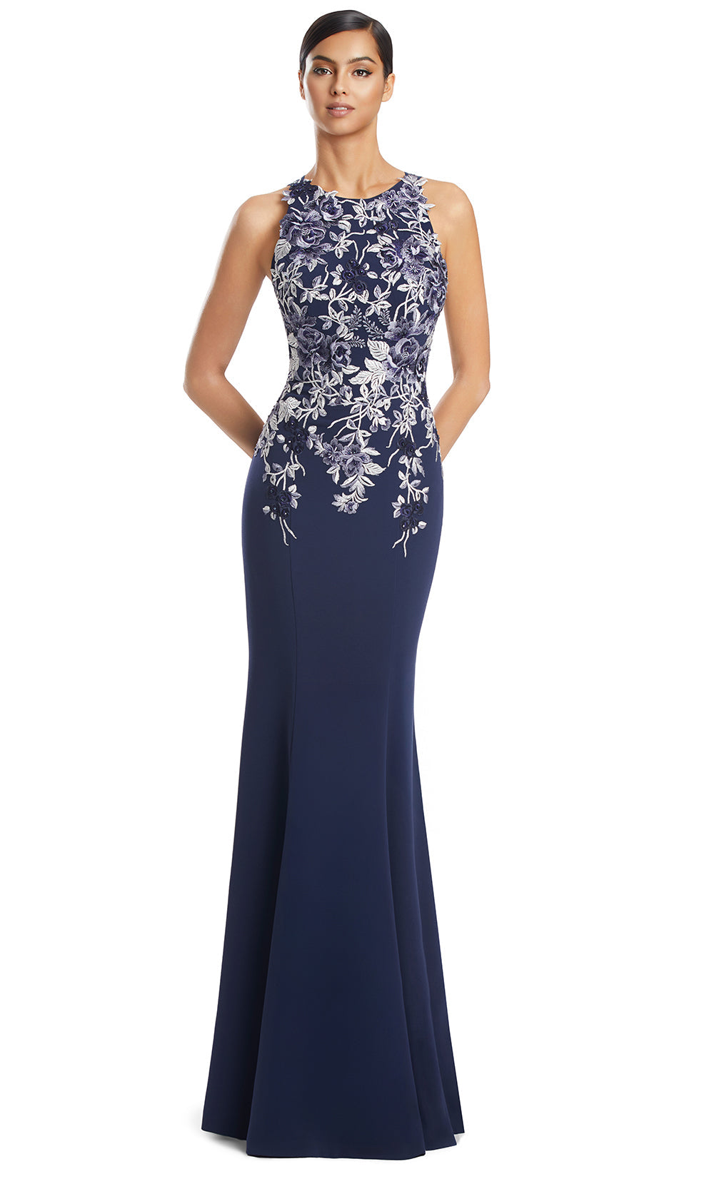 Alexander by Daymor 3211S26 - Sleeveless Evening Dress Formal Gowns in Midnight White