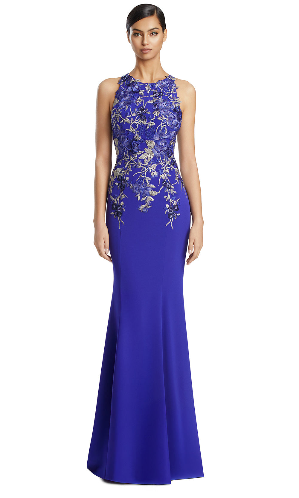Alexander by Daymor 3211S26 - Sleeveless Evening Dress Formal Gowns in Sapphire