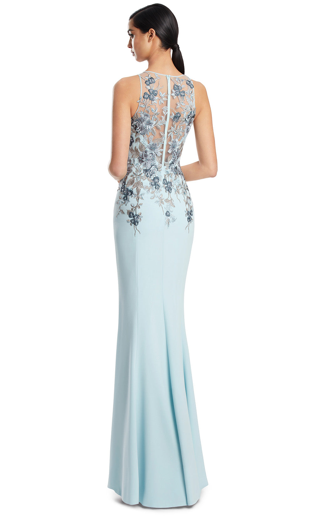 Alexander by Daymor 3211S26 - Sleeveless Evening Dress Formal Gowns in Seabreeze