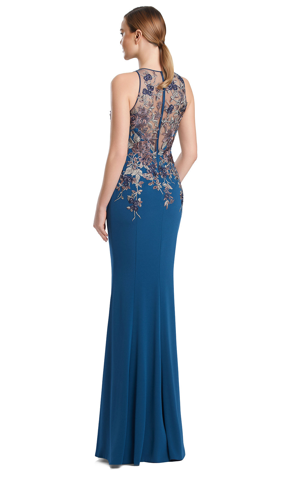 Alexander by Daymor 3211S26 - Sleeveless Evening Dress Formal Gowns in Teal
