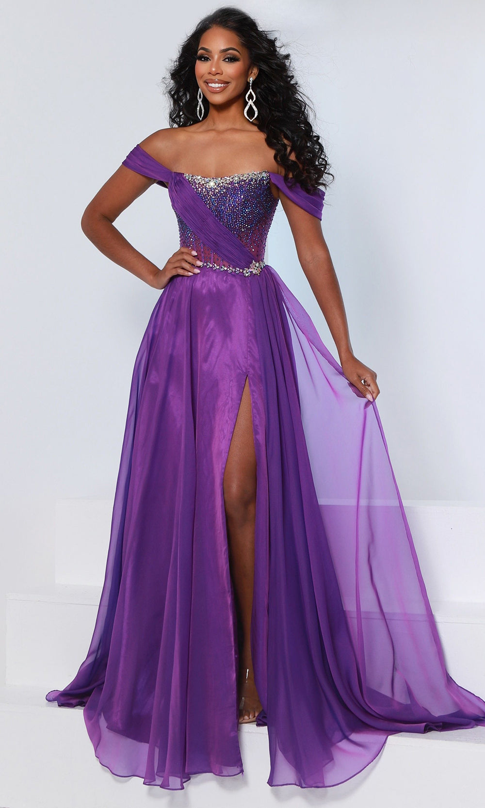 Johnathan Kayne 3217 - Beaded Corset Evening Gown Prom Dresses
