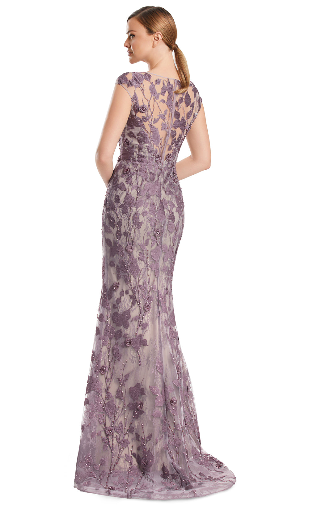 Alexander by Daymor 3219S26 - Embellished Sheath Evening Dress Special Occasion Dress in Lalic Smoke Black