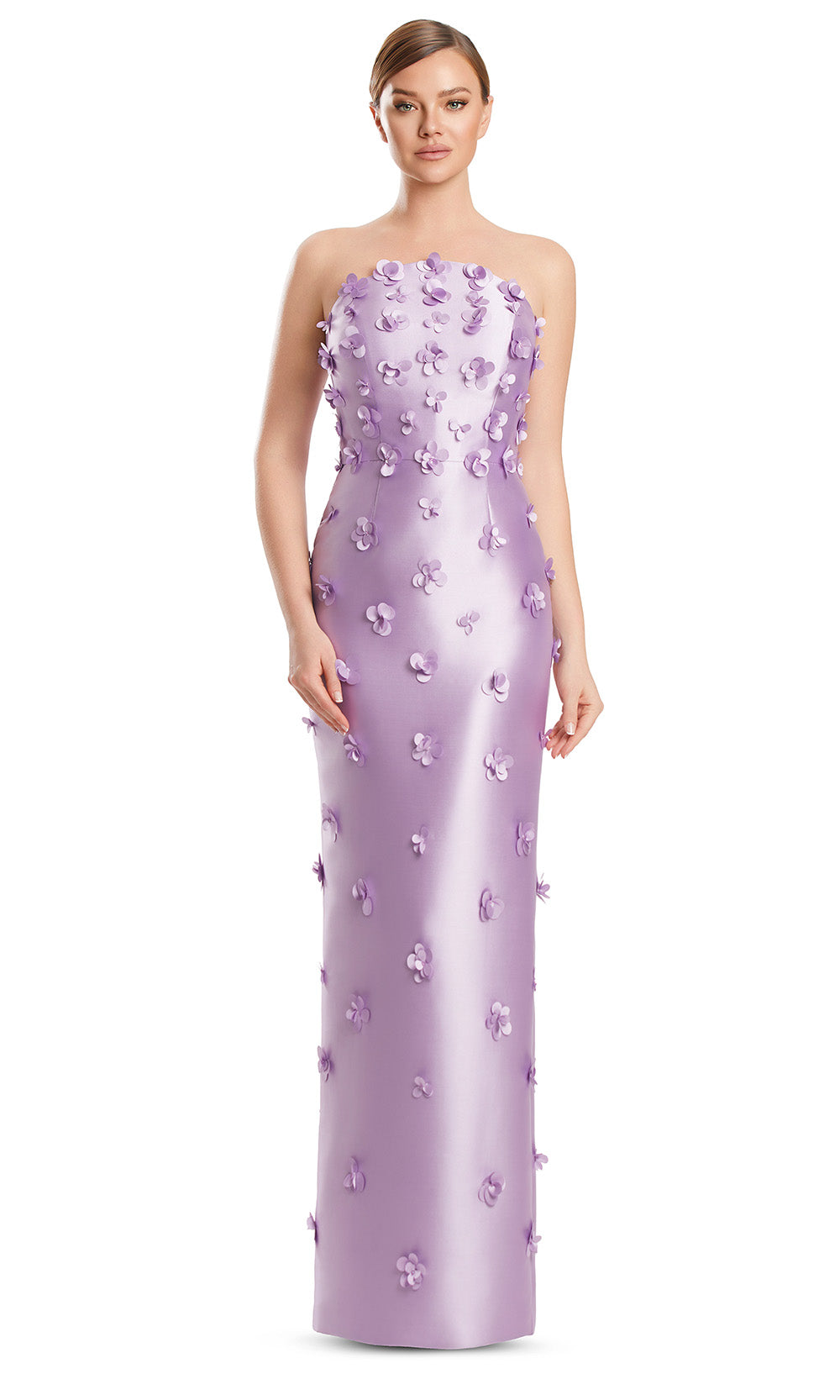 Alexander by Daymor 3220S26 - Floral Detail Evening Dress Mother of the Bride Dresses in Lilac