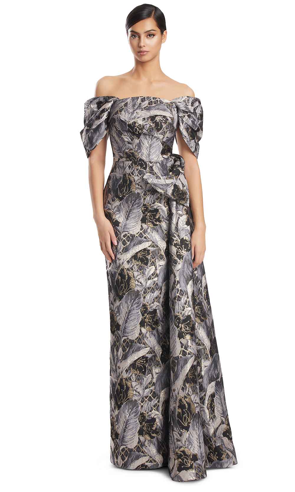 Alexander by Daymor 3221S26 - Sculpted Strapless Evening Dress Mother of the Bride Dresses in Black Multi