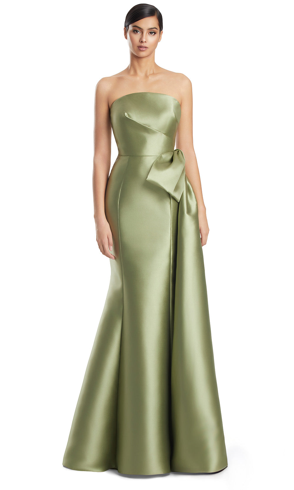 Alexander by Daymor 3222S26 - Mermaid Evening Dress Mother of the Bride Dresses in Olive