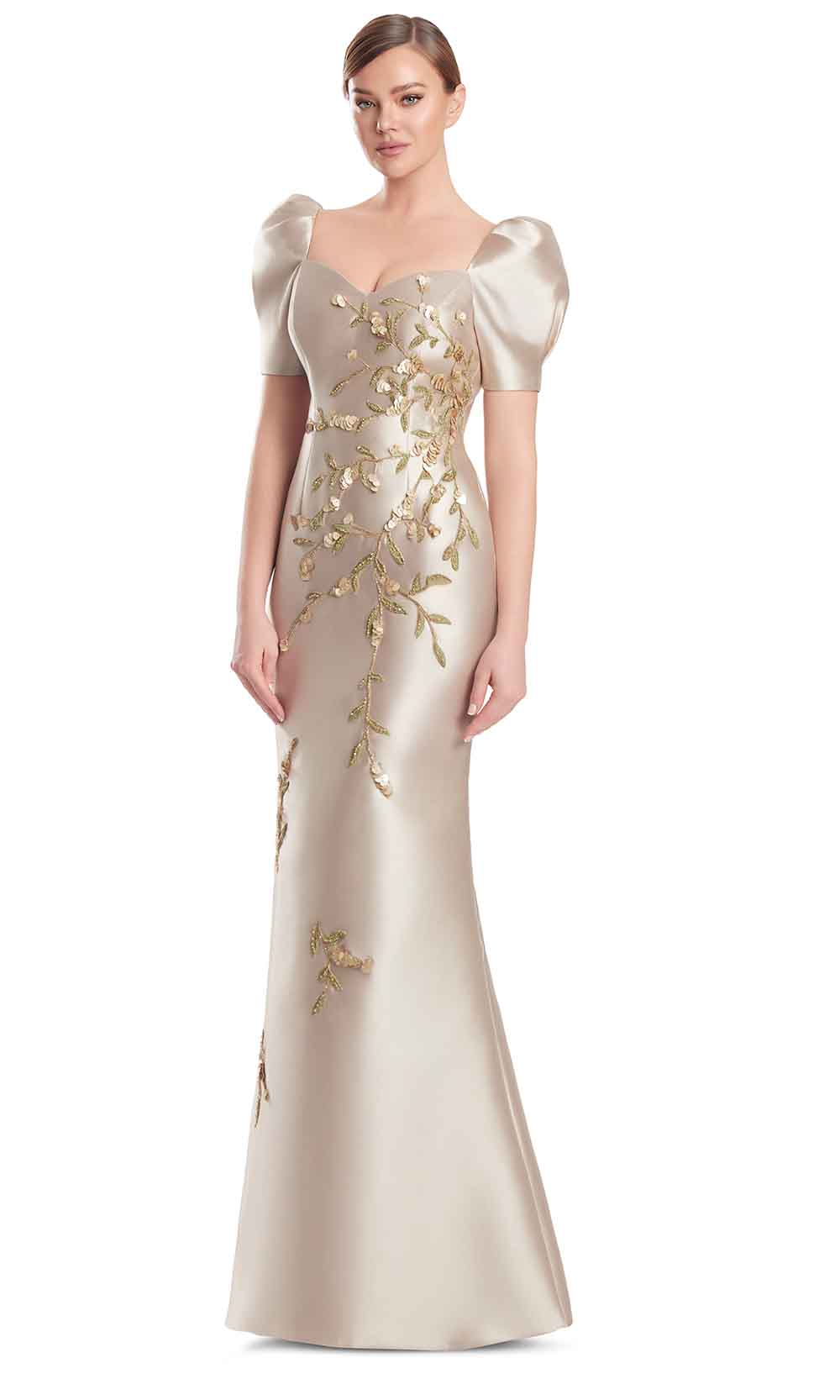 Alexander by Daymor 3227S26 - Sweetheart Neckline Evening Gown Mother of the Bride Dresses in Wheat