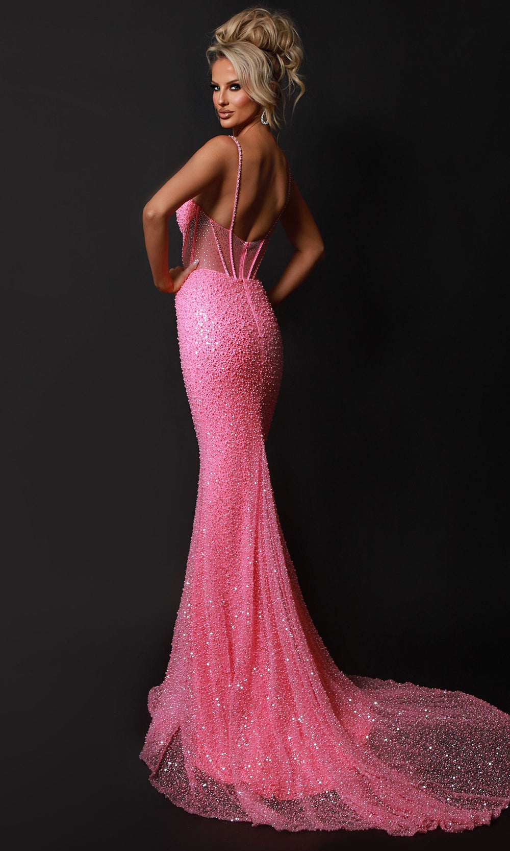 Johnathan Kayne 3235 - Beaded Corset Mermaid Evening Dress Prom Dresses