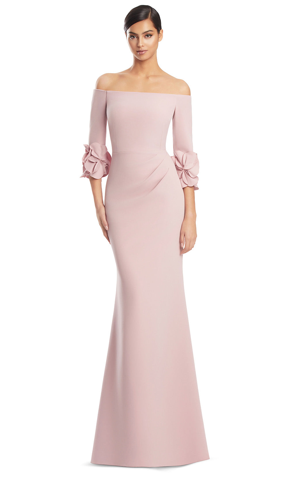 Alexander by Daymor 3251S26 - Long Sleeve Crepe Dress Mother of the Bride Dresses in Quartz