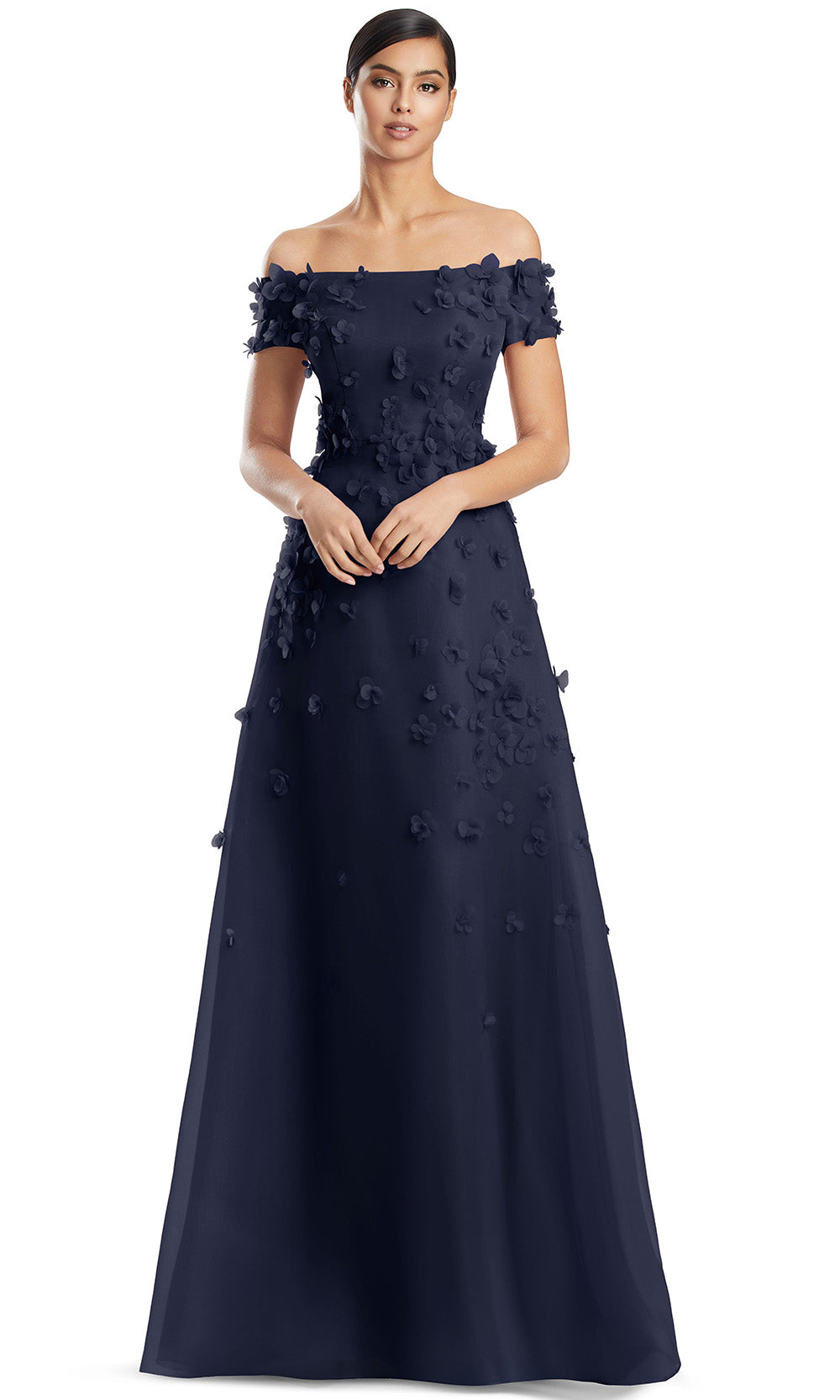 Alexander by Daymor 3253S26 - Elegant A Line Evening Dress Mother of the Bride Dresses in Navy