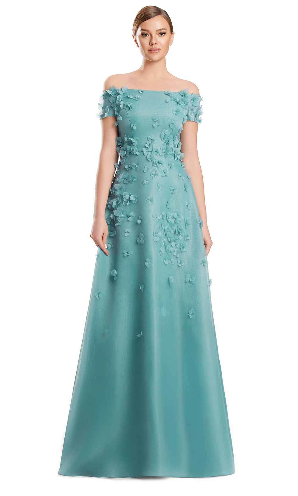 Alexander by Daymor 3253S26 - Elegant A Line Evening Dress Mother of the Bride Dresses in Seafoam