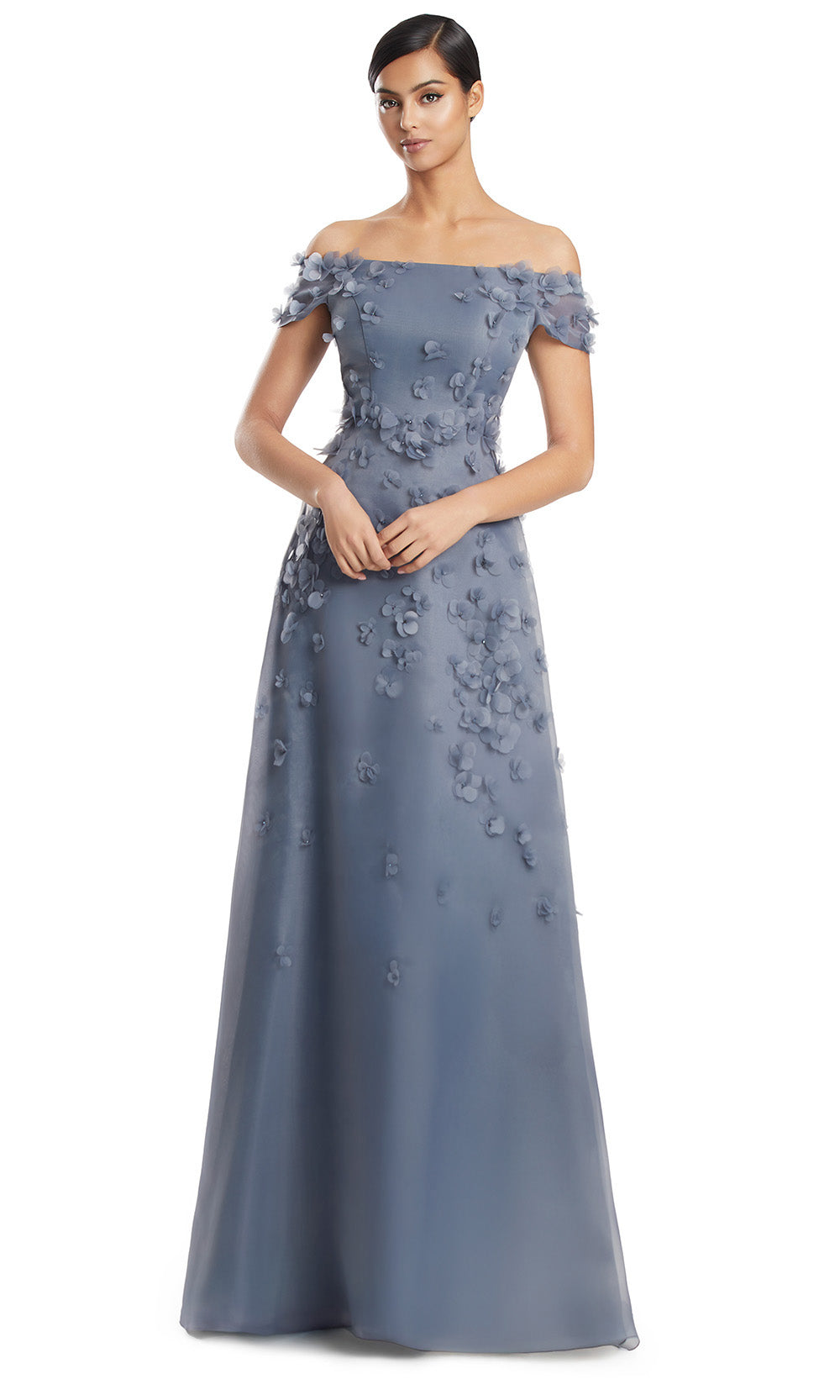 Alexander by Daymor 3253S26 - Elegant A Line Evening Dress Mother of the Bride Dresses in Slate
