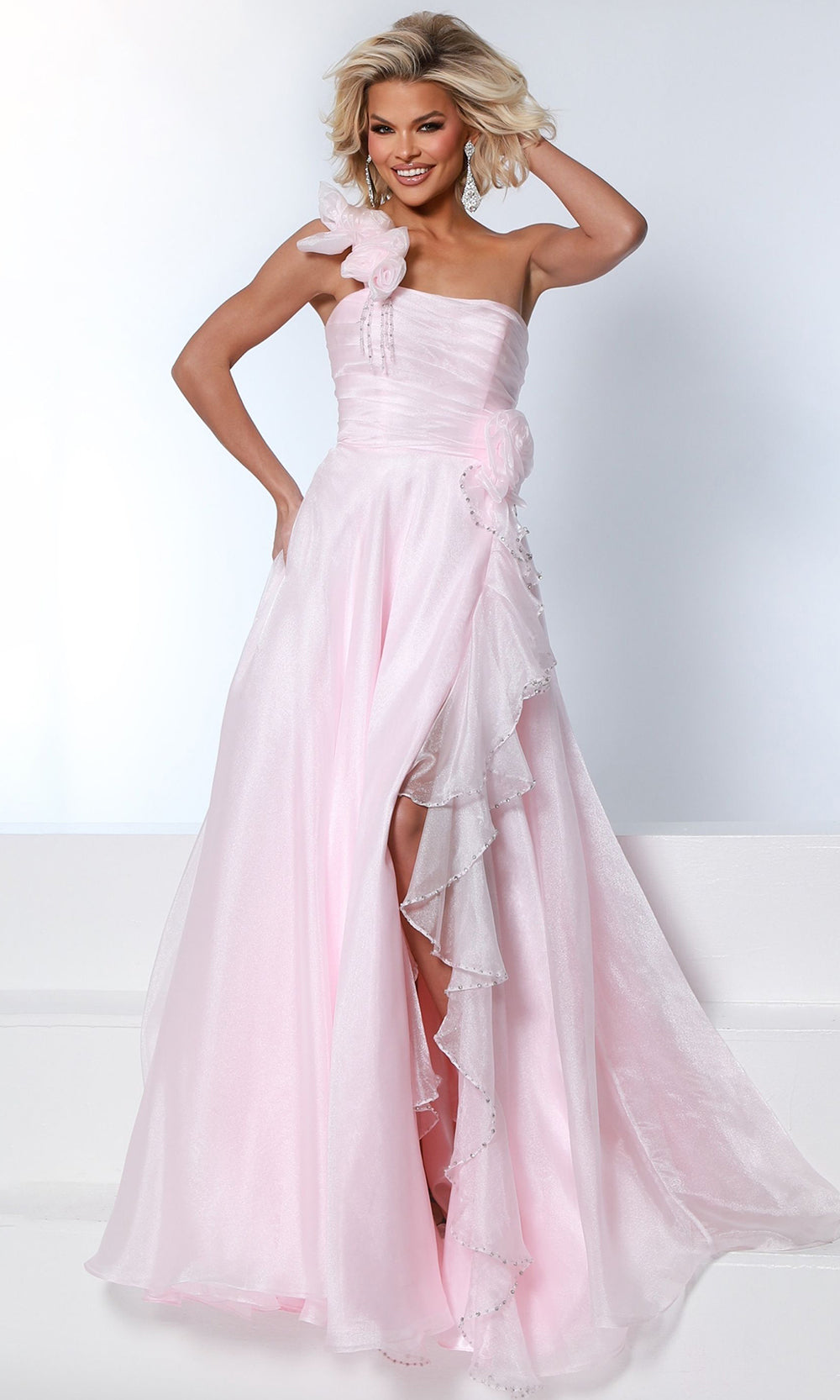 Johnathan Kayne 3267 - Ruffle Ballgown Dress