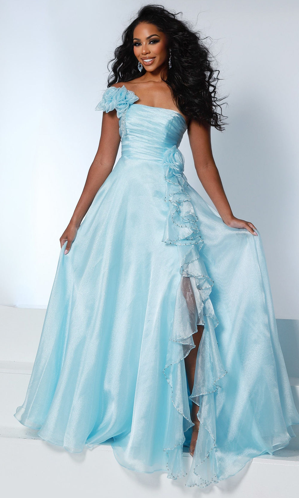 Johnathan Kayne 3267 - Ruffle Ballgown Dress