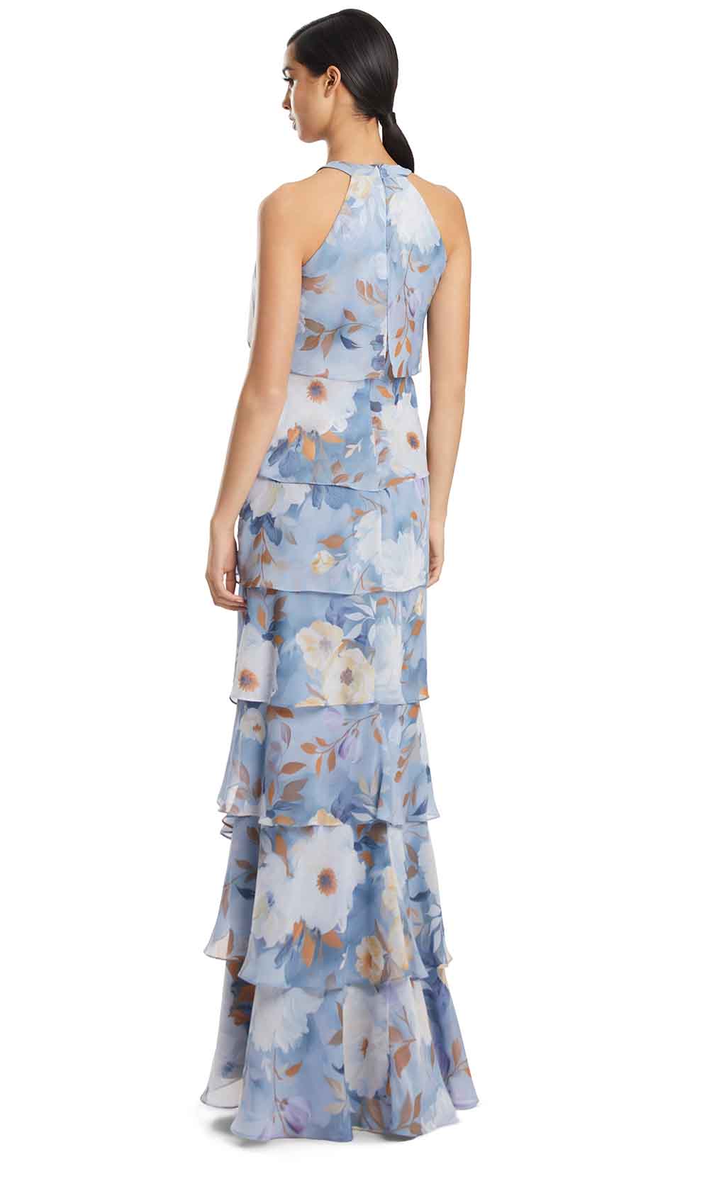 Alexander by Daymor 3268S26 - Layered Chiffon Evening Dress Formal Dresses in Delphi Multi