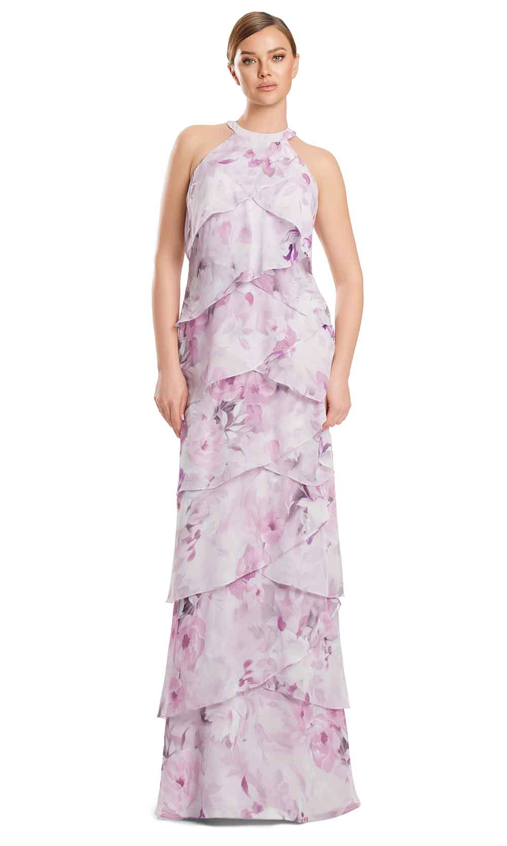 Alexander by Daymor 3268S26 - Layered Chiffon Evening Dress Formal Dresses in Lalic Multi