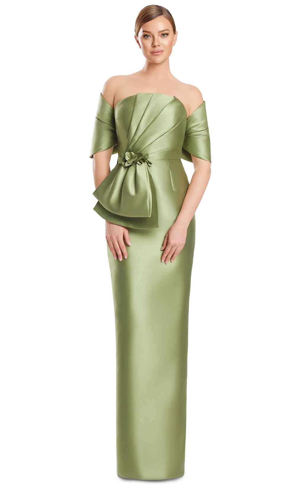 Alexander by Daymor 3271S26 - Strapless Evening Dress Mother of the Bride Dresses in Olive