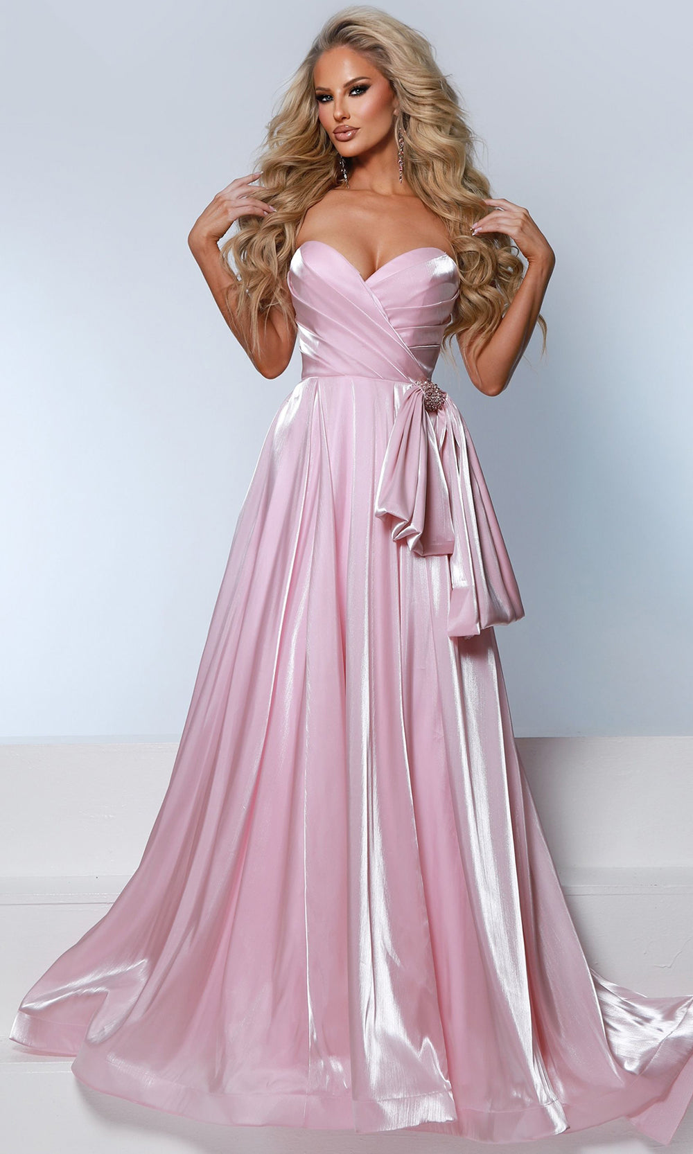 Johnathan Kayne 3272 - Strapless Sweetheart Organza A-Line Prom Dress Prom Dresses
