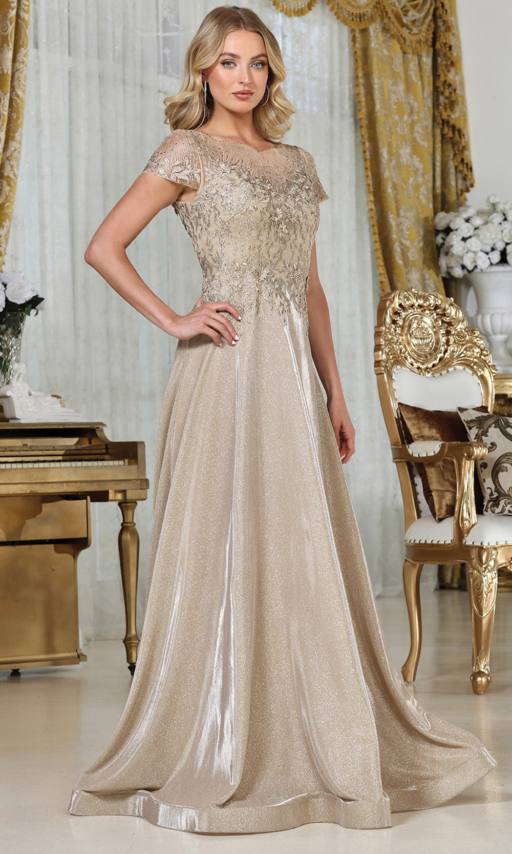 neutral formal dresses Adora Design 3316-03 - Long A-line Dress Size:Custom Size(Special instructions for seller) Classic grandeur surrounds Adora Galas Silquee Women's Pink Strapless