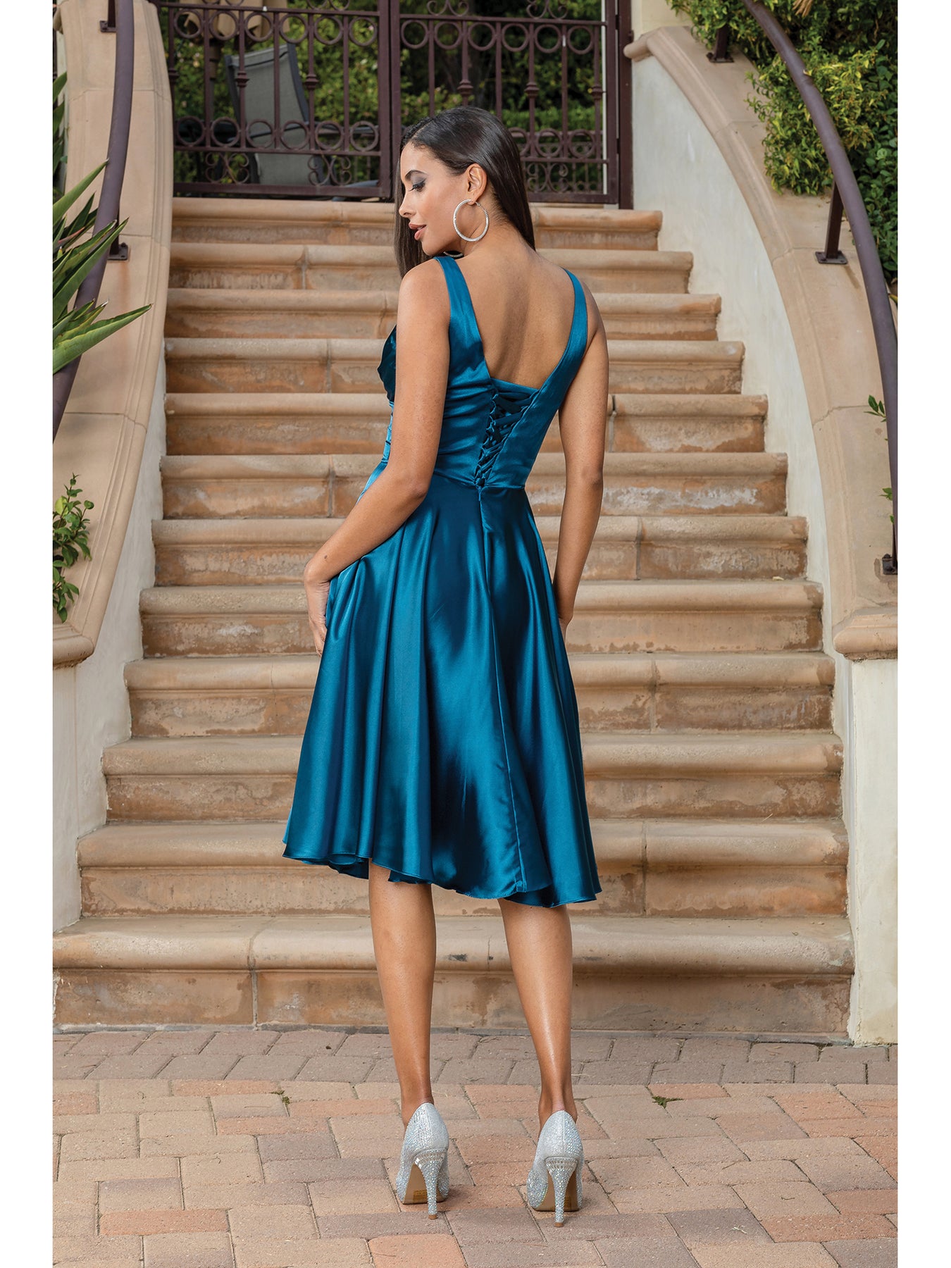 Dancing Queen 3323A - Tea-Length Dress