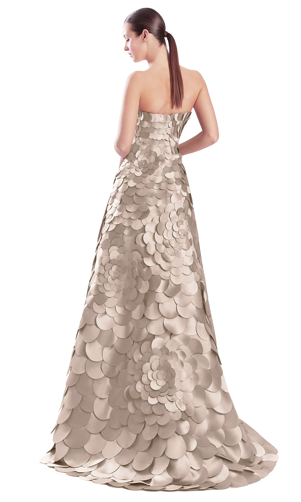 Alexander by Daymor 3329F26 - Straight Neck A-Line Evening Gown