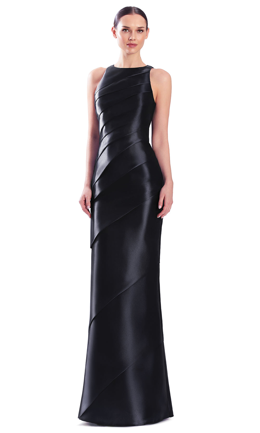 Alexander by Daymor 3348F26 - Buttoned Back Tiered Evening Gown