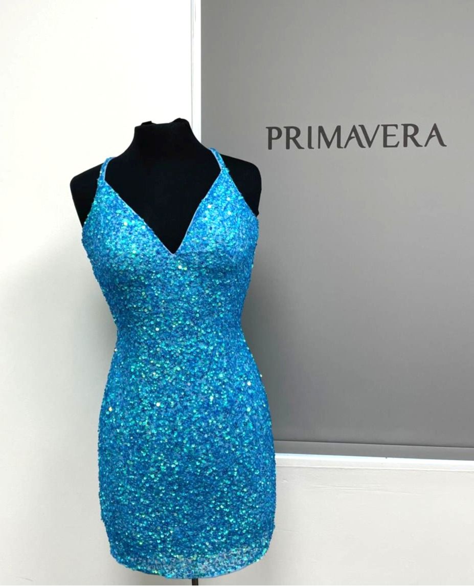 Primavera Couture 3352 - Sleeveless Beaded Cocktail Dress