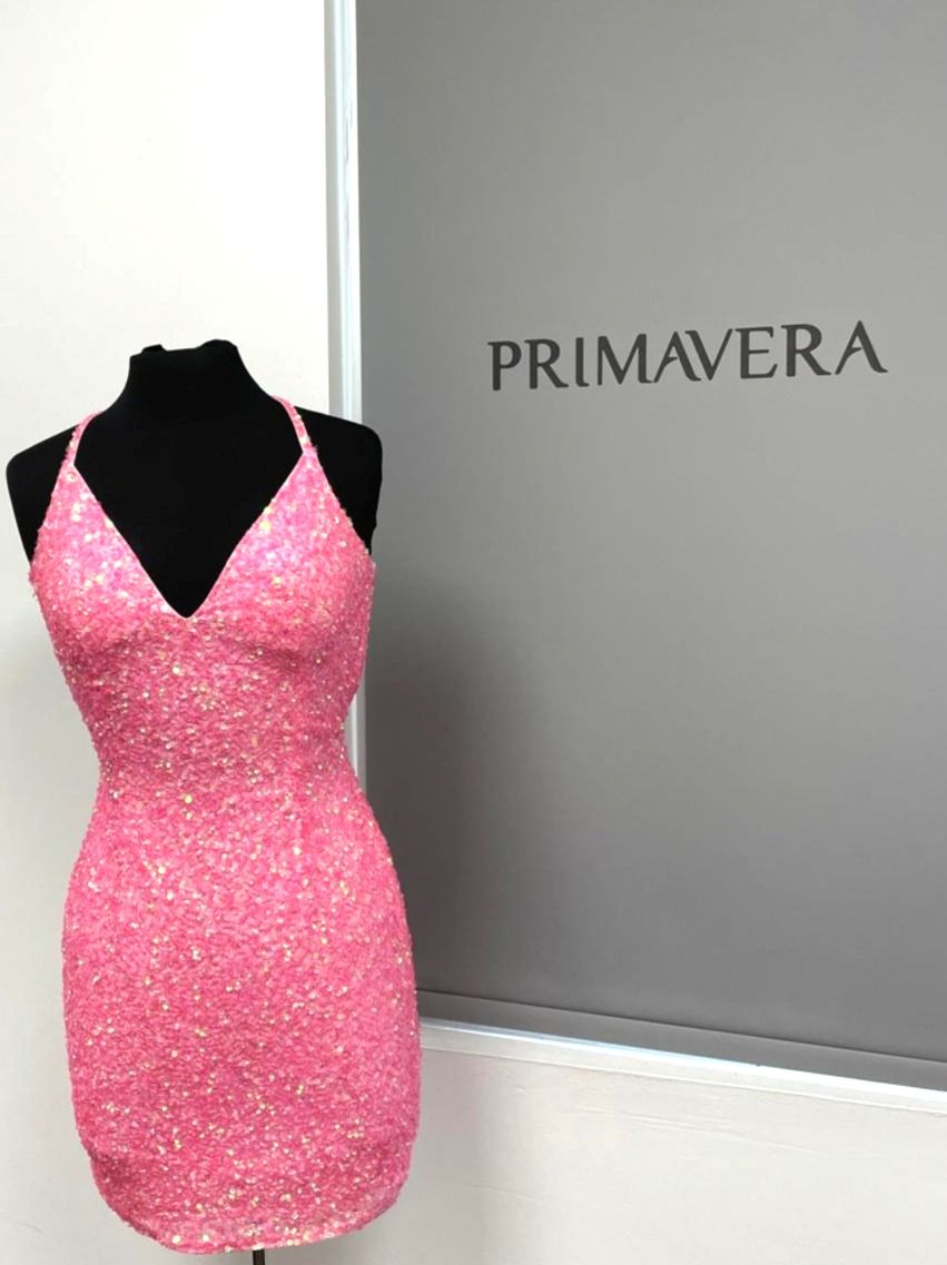 Primavera Couture 3352 - Sleeveless Beaded Cocktail Dress