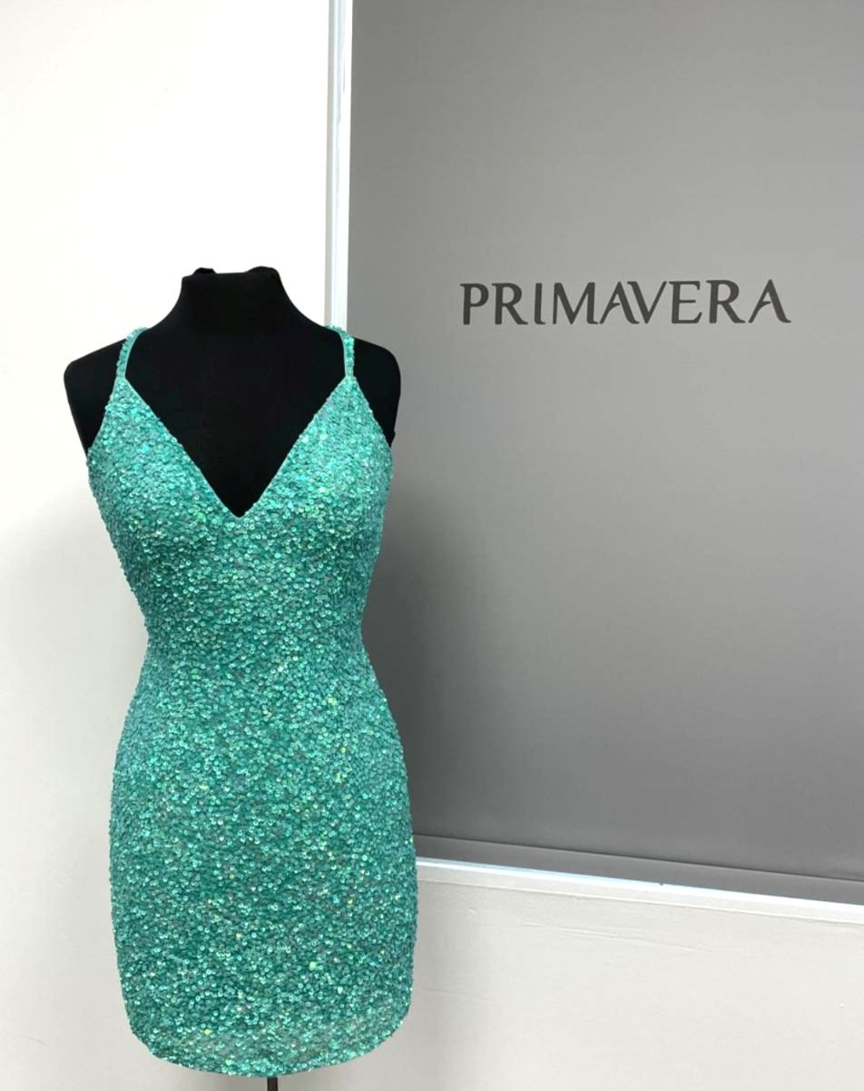 Primavera Couture 3352 - Sleeveless Beaded Cocktail Dress