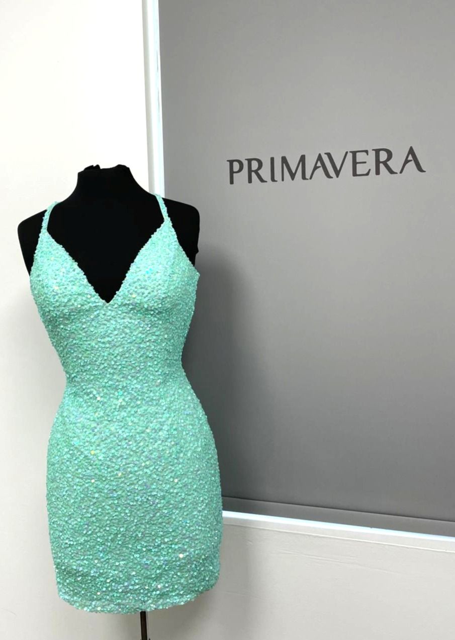 Primavera Couture 3352 - Sleeveless Beaded Cocktail Dress