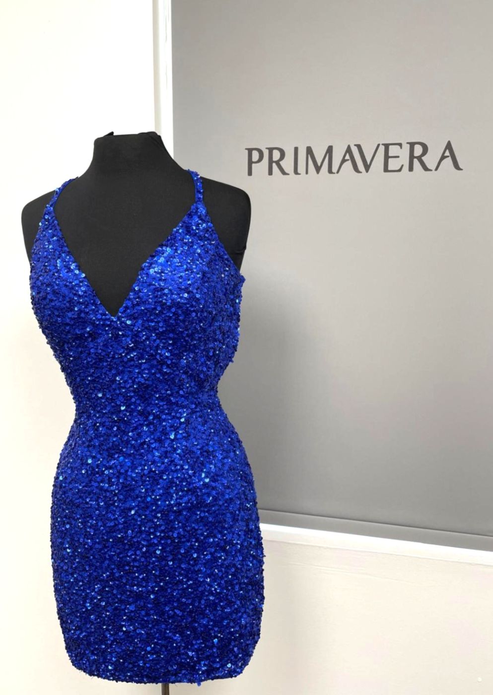 Primavera Couture 3352 - Sleeveless Beaded Cocktail Dress
