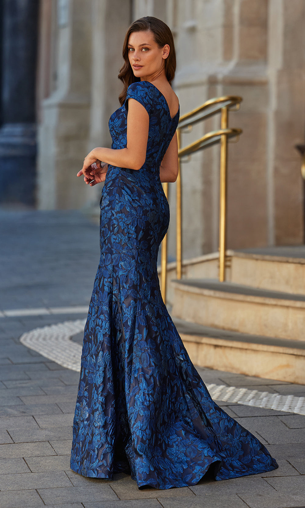 La Femme 33578 - Jacquard Mermaid Formal Gown Mother of the Bride Dresses