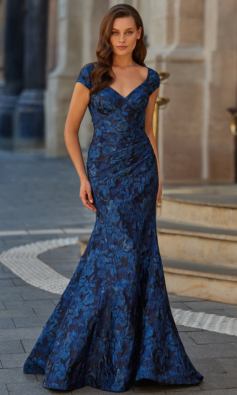 La Femme 33578 - Jacquard Mermaid Formal Gown Mother of the Bride Dresses