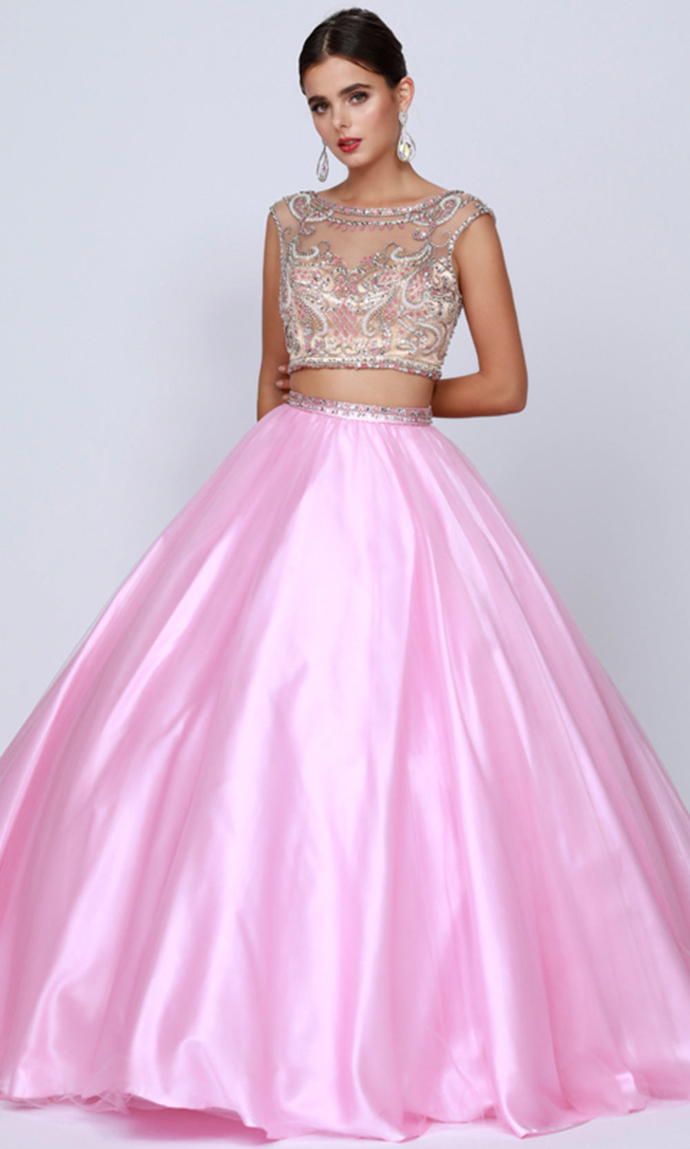 Juliet Dresses 338 - Embellished Bodice Two Piece Gown Quinceanera Dresses