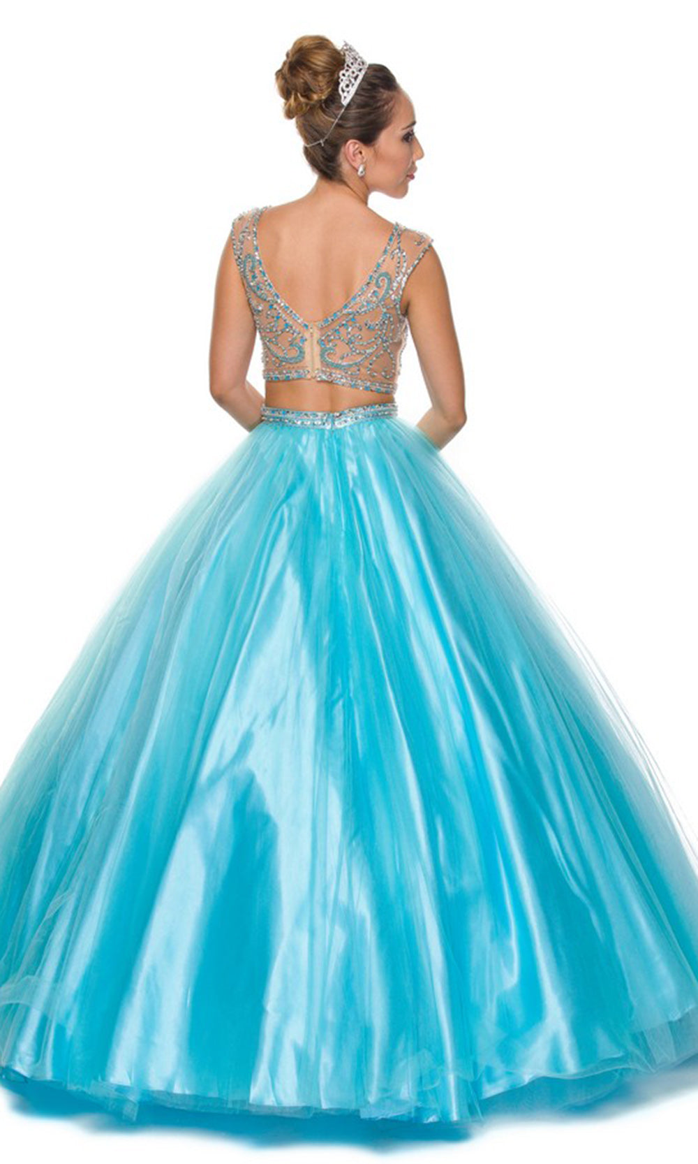 Juliet Dresses 338 - Embellished Bodice Two Piece Gown Quinceanera Dresses