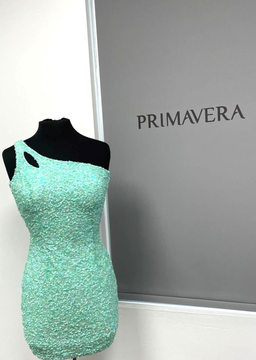 Primavera Couture 3573 - Cutout Sequined Cocktail Dress