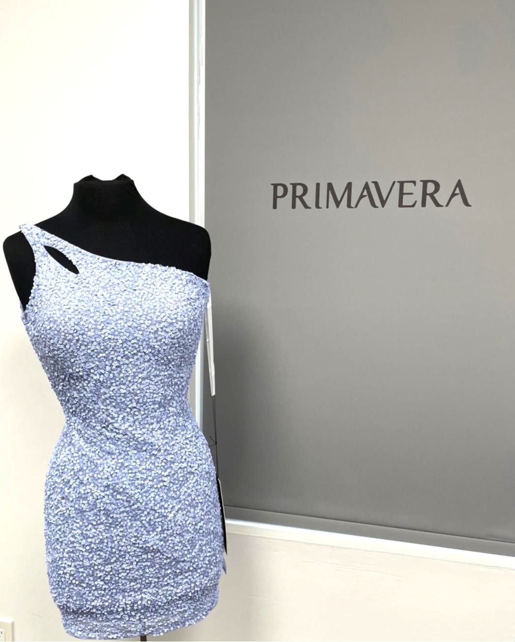 Primavera Couture 3573 - Cutout Sequined Cocktail Dress