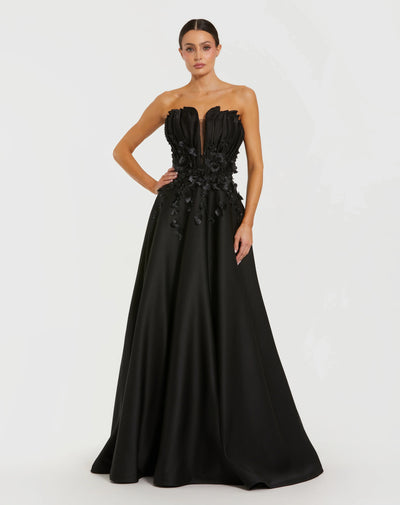 Mac Duggal 37134 - Illusion Sweetheart Embellished A-Line Gown Prom Dresses