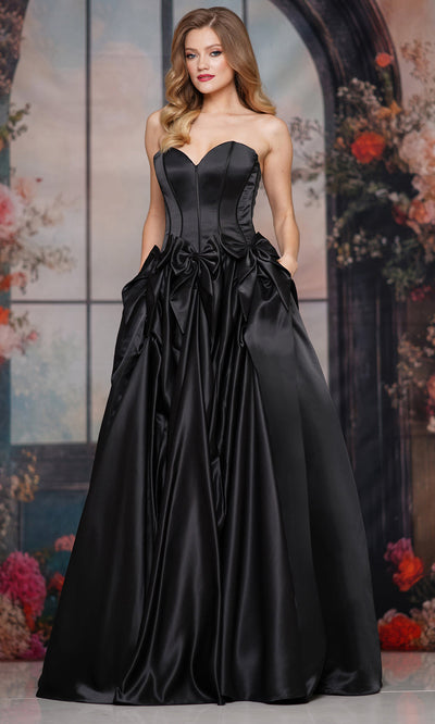 Colors Dress 3739 - Voluminous Skirt Strapless Gown Prom Dresses