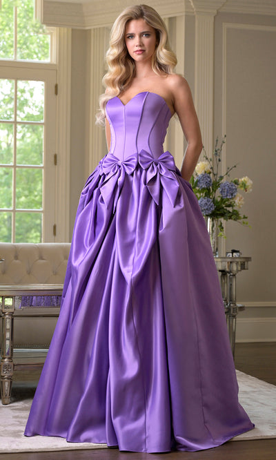 Colors Dress 3739 - Voluminous Skirt Strapless Gown Prom Dresses